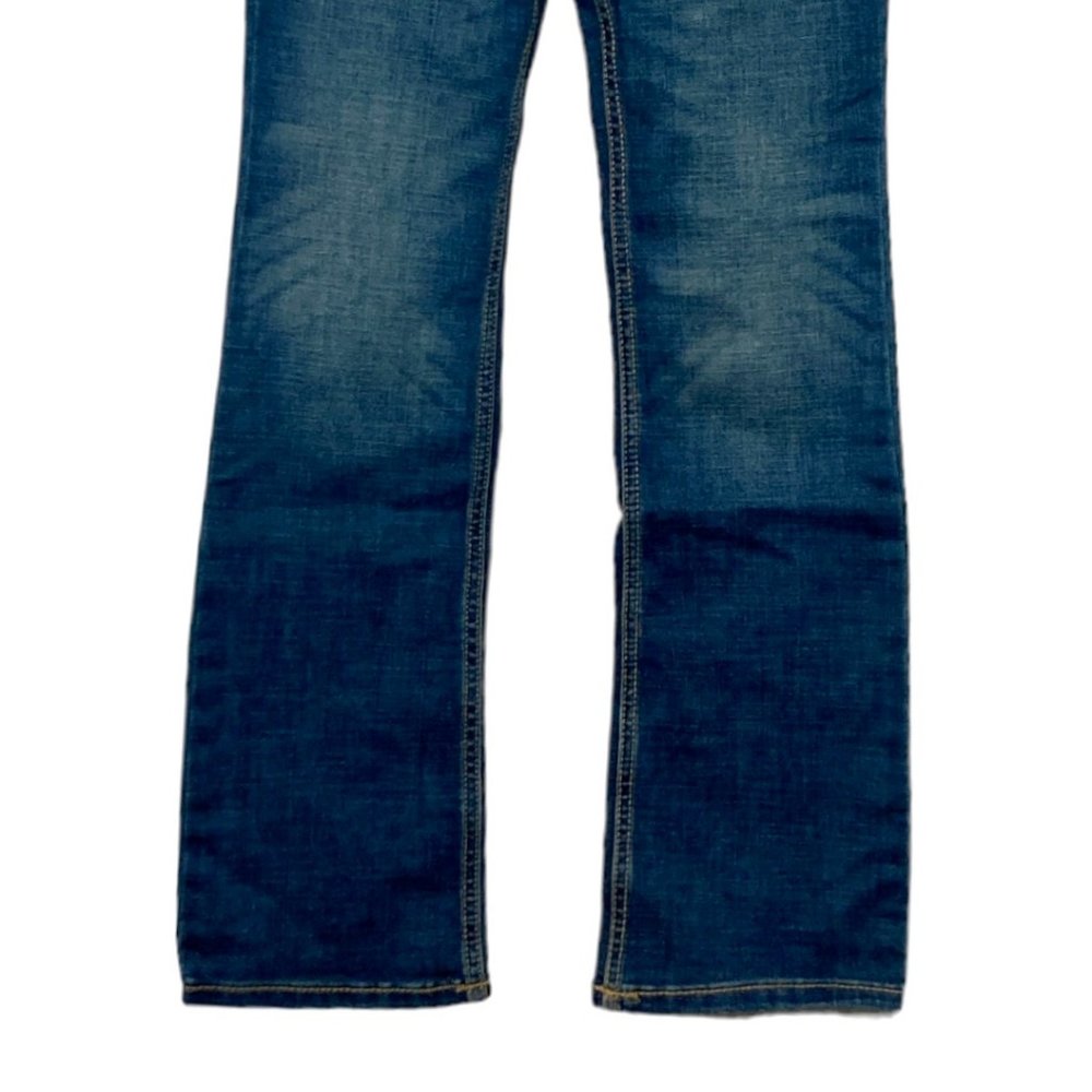 Wrangler Youth Retro Mid-rise Boot Cut Jean 1009MWGMS Blue New - Picture 6 of 6